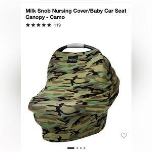 Milk Snob Camo Nursing Cover and Car Seat Canopy